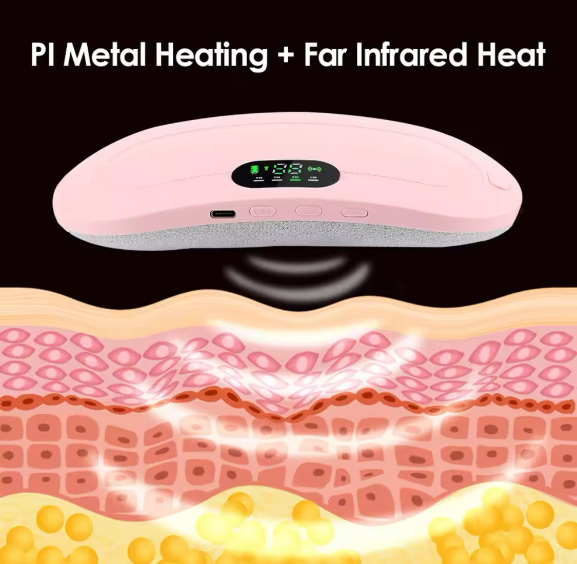 Portable Heating Pad, Menstrual Heating Massager Belt, Abdominal Pain Relief Belt, Heating Waist Belt Massager, Menstrual Pain Relief Device Portable Heating Pad, Menstrual Heating Massager Belt, Abdominal Pain Relief Belt, Heating Waist Belt Massager, Menstrual Pain Relief Device